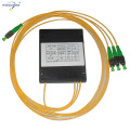 1x2 Singlemode FBT Fiber optischen Koppler Splitter ABS-Box FC / APC 1310 und 1550nm